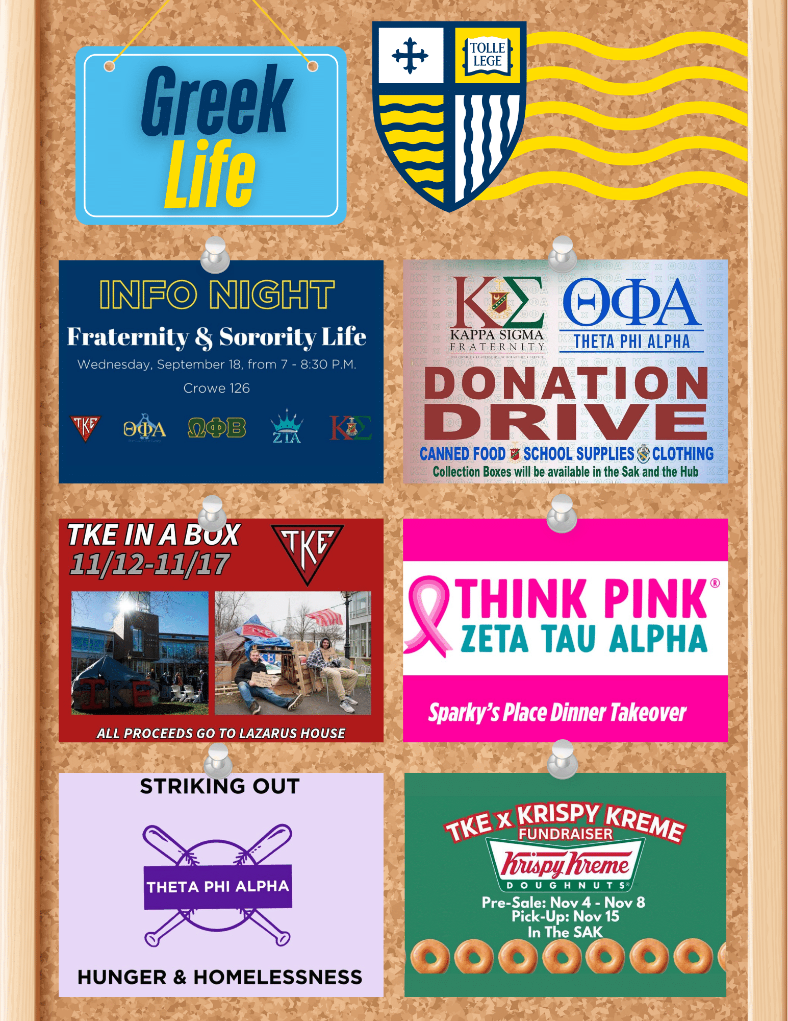 2026 Cork Board design for events flyer - microsite week 7 - 10