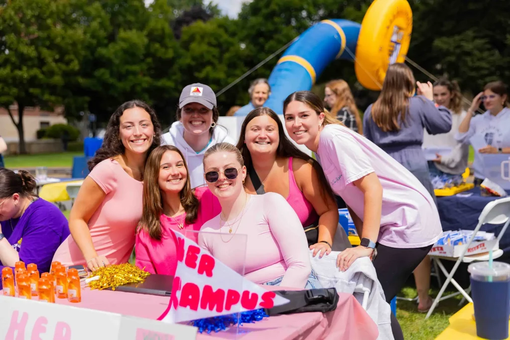 Group of students at Involvement Fair